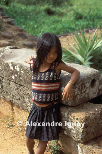 girl at Angkor Wat
